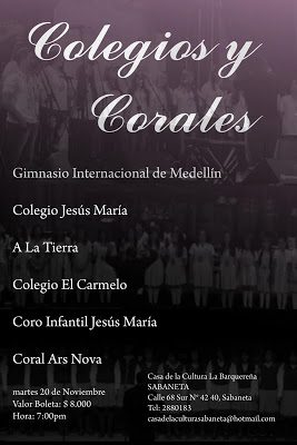Solemne concierto «Colegios y Corales»